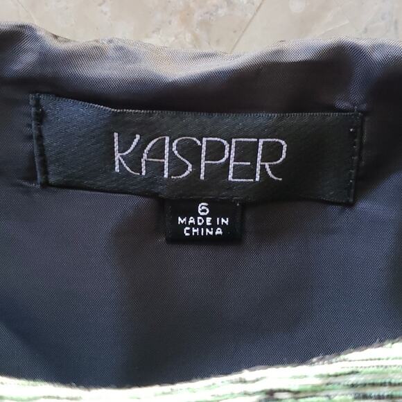 Kasper Silk Sleeveless Textured Blouse Size 6 - Picture 7 of 8